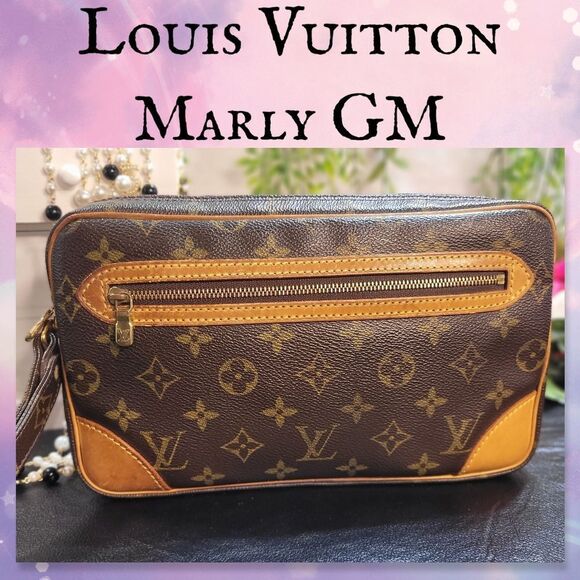 Louis Vuitton Handbags - LOUIS VUITTON Marly Dragonne GM Clutch Bag w/ Dust bag Authentic